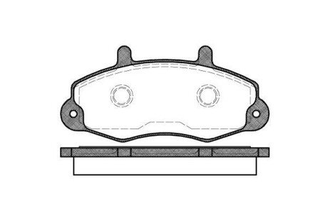 Колодки тормозные WOKING P2913.00