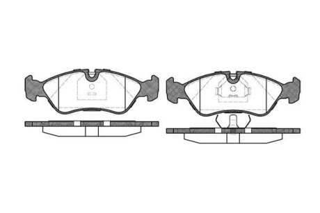 Колодки тормозные WOKING P3863.30