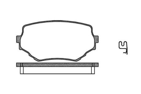 Колодки тормозные WOKING P4943.02