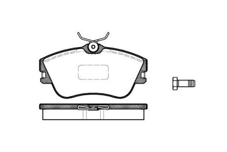 Колодки тормозные WOKING P5803.00