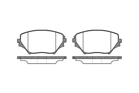 Колодки тормозные WOKING P9133.00