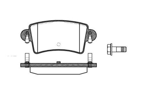 Колодки тормозные WOKING P9333.00