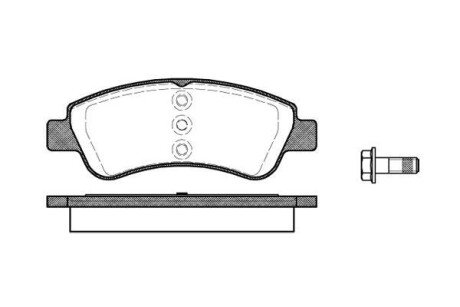 Колодки тормозные WOKING P9403.20