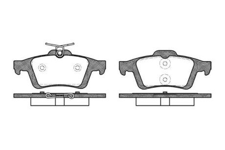 Колодки тормозные WOKING P9423.30