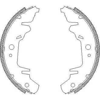 Колодки тормозные WOKING Z4020.00