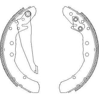 Колодки тормозные WOKING Z4397.00