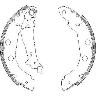 Колодки тормозные WOKING Z4415.00