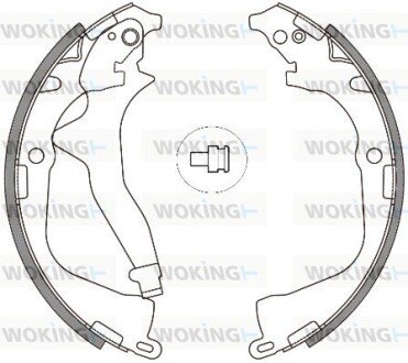 Колодки гальмівні бараб. задн. (Remsa) VW Amarok 10> (Z4648.00) WOKING Z464800