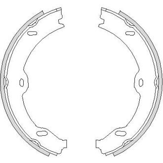 Колодки тормозные WOKING Z4708.00 (фото 1)