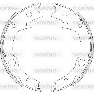 Колодки тормозные Z4729.00 WOKING Z472900 (фото 1)