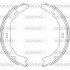 Колодки стоянкового гальма (Remsa) MB C204 (Z4751.00) WOKING Z475100 (фото 1)