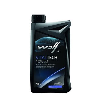 Масло моторное Vitaltech 10W-60 (1 л) Wolf 8314827