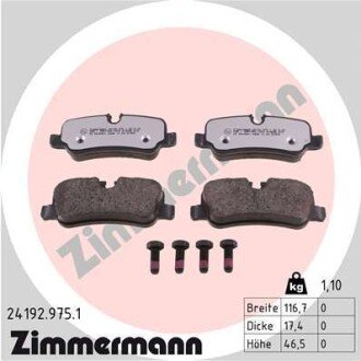 Колодки гальмівні дискові ZIMMERMANN 24192.975.1